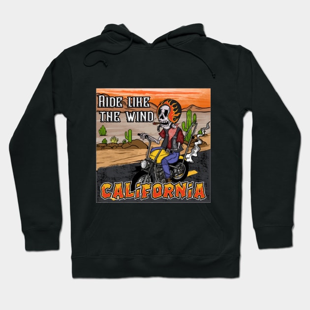 ride like the wind Hoodie by depank